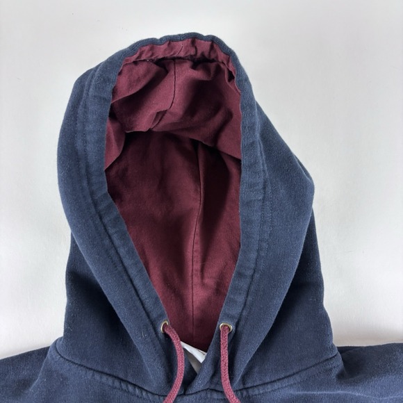 Cedar Fair Cedar Point Maverick Rollercoaster Small 1/2 Zip Pullover Hoodie Blue - Picture 4 of 9